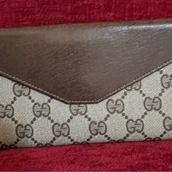 GUCCI AUTHENTIC GG MONOGRAM BIFOLD ENVELOPE WALLET. EUC. - Picture 2 of 11